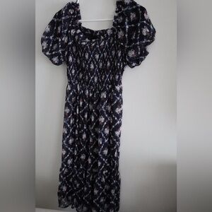 LC Lauren Conrad Floral Smocked Dress